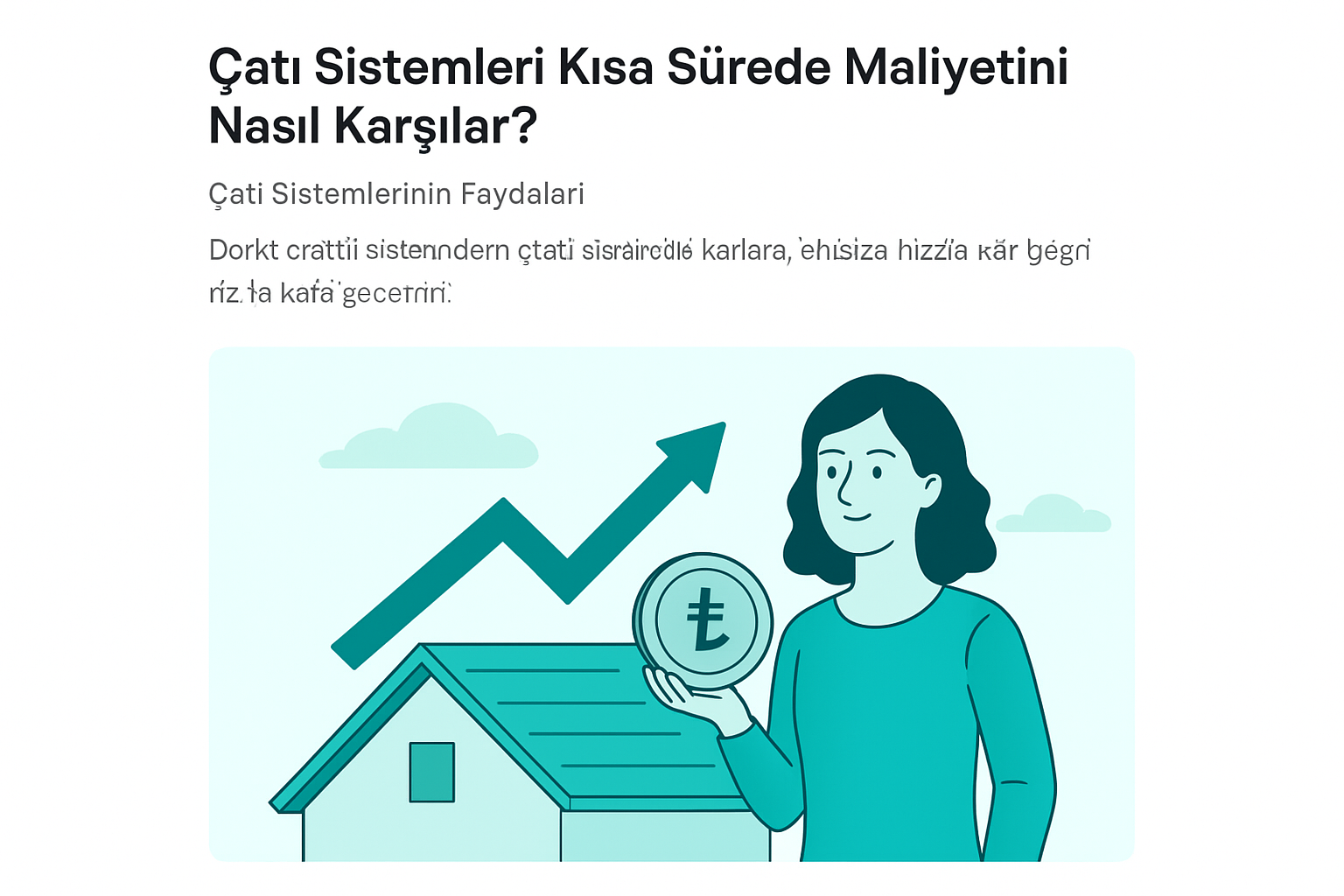 Çatı Sistemleri Kısa Sürede Maliyetini Nasıl Karşılar?